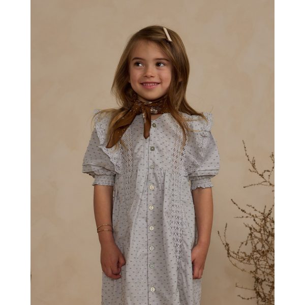 Rylee + Cru Lana Dress, Dusty Blue Discount - Image 5