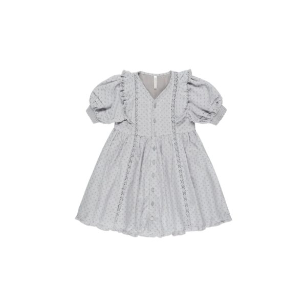 Rylee + Cru Lana Dress, Dusty Blue Discount