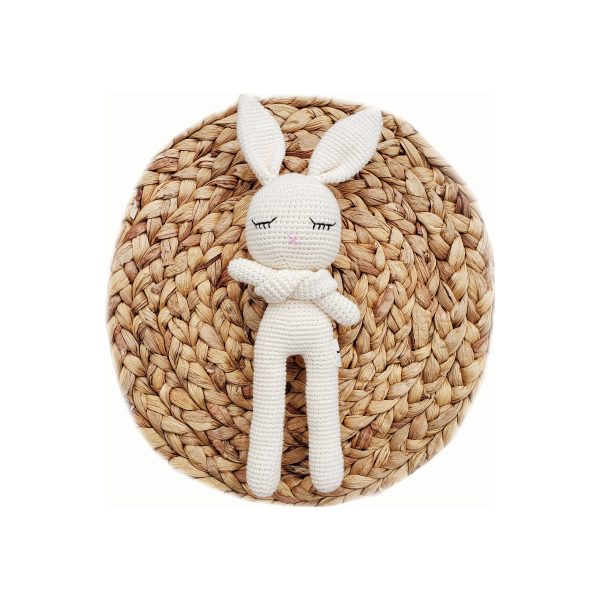 OLIVE & CRADLE - Sleepy Bunny Doll Gray Cheap - Image 3