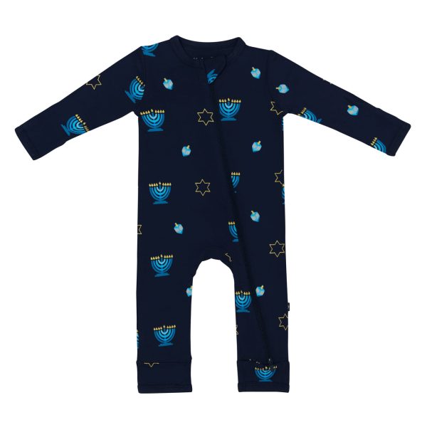 Kyte Baby Hanukkah Zippered Romper Online now
