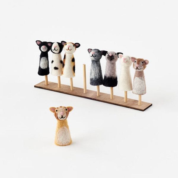One Hundred 80 Degrees Cat Finger Puppets, Assorted Online Hot Sale