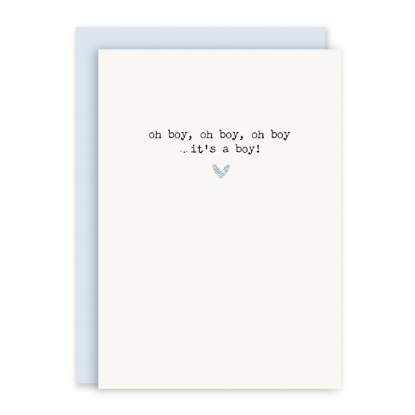Susan Case Designs - Oh Boy, Oh Boy, Oh Boy... It s a Boy! - Card For Sale