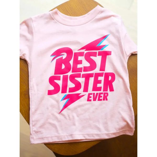 Best Sister Ever Kids Graphic Tee For Sale