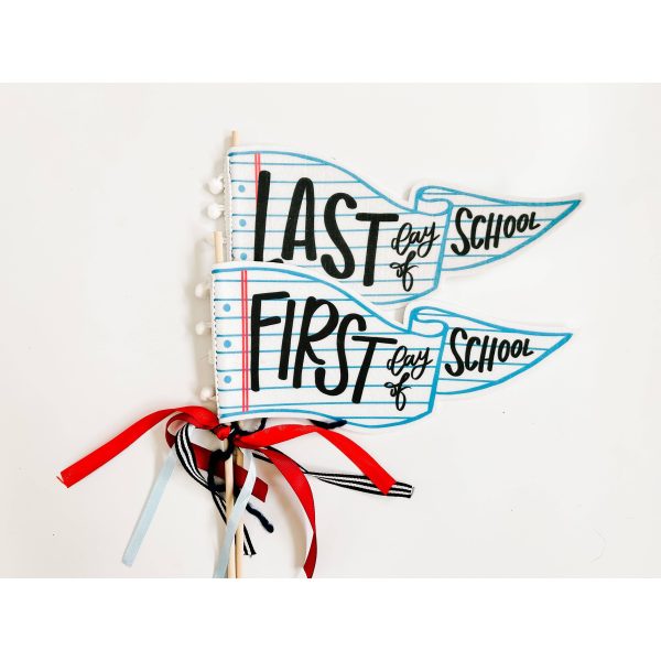 Goldie Letter Company - Paper First Last Day of School Fashion