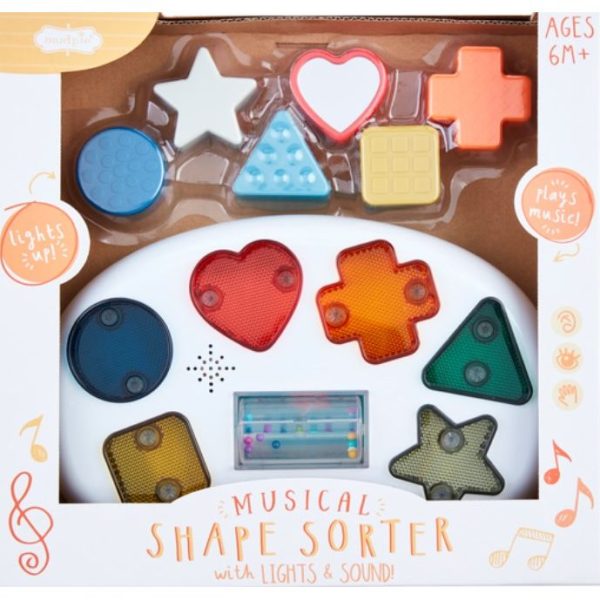 Mud Pie MUSICAL SHAPE SORTER SET Online now