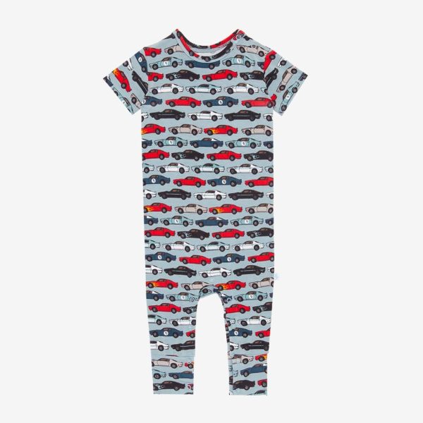 Posh Peanut Miles Short Sleeve Basic Romper Online
