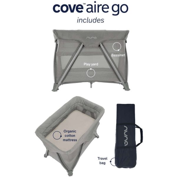 Nuna Cove Aire Go Playard + Bassinet For Discount - Image 2
